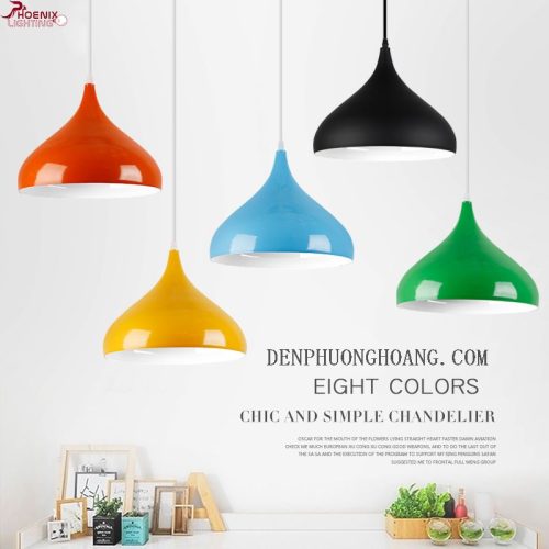 Đèn thả: Đèn thả trần trang trí hình giọt nước