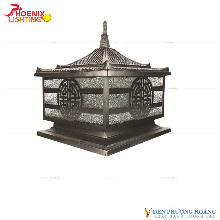 Đèn trụ cổng Phượng Hoàng 6054