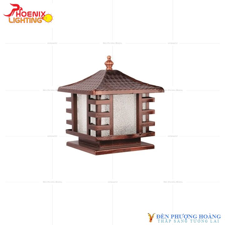 Đèn trụ cổng Phượng Hoàng 6213