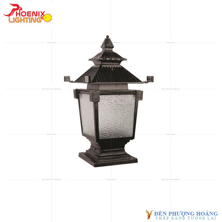 Đèn trụ cổng Phượng Hoàng 6225