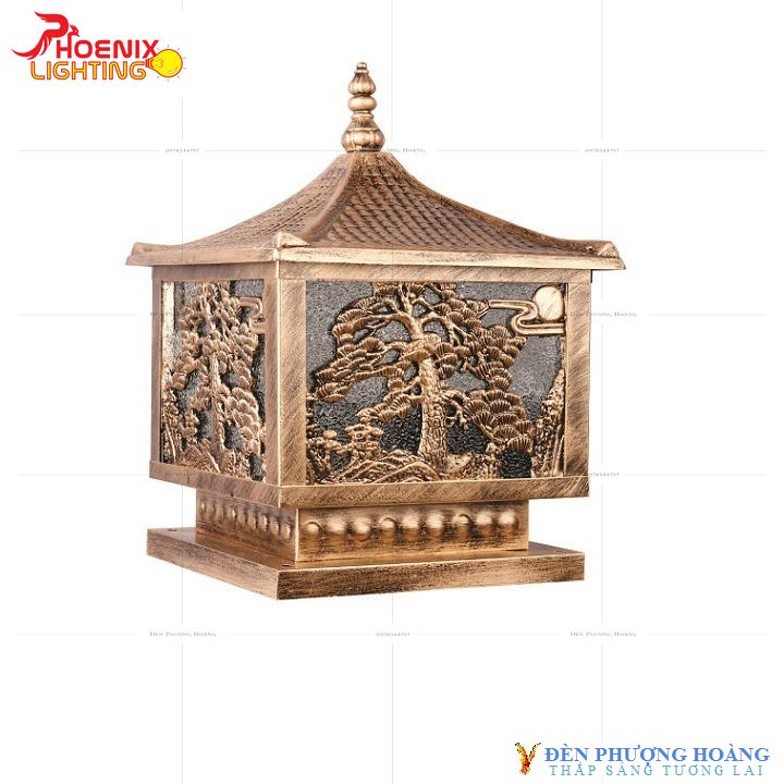 Đèn trụ cổng Phượng Hoàng 6234
