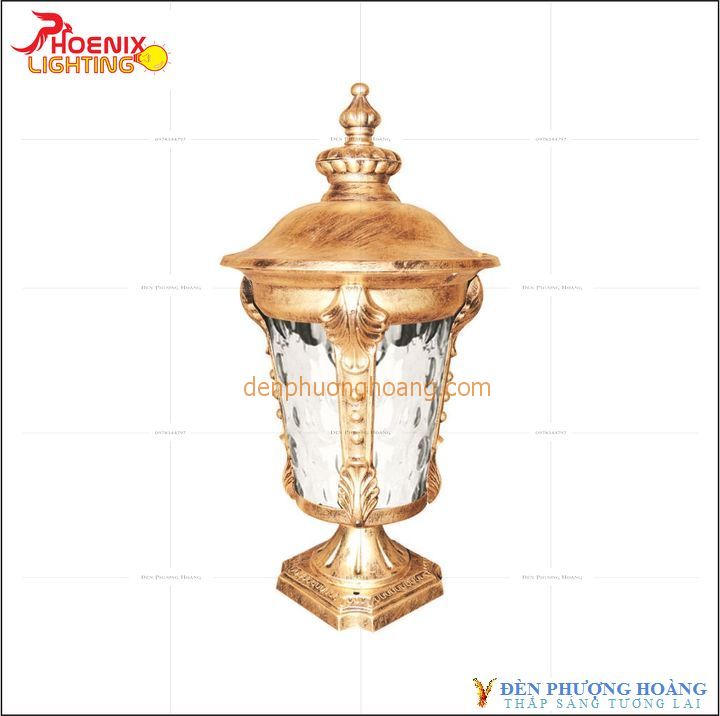 Đèn trụ ban công phong cách Bắc Âu 1