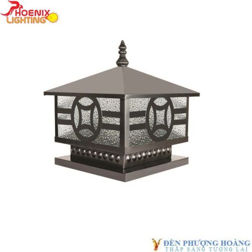 Đèn trụ: Đèn trụ cổng đồng tiền