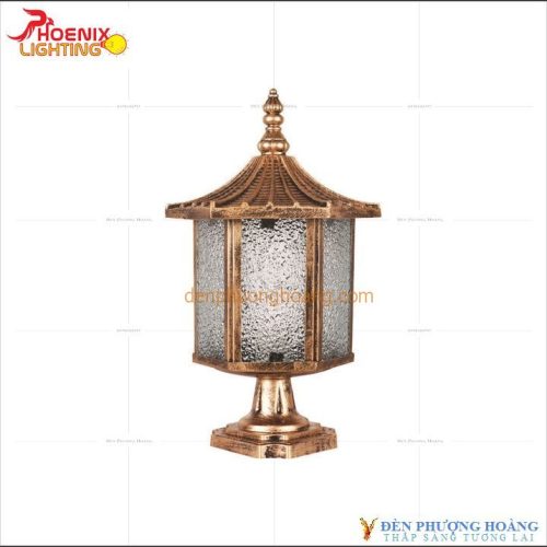 Đèn vách: Mẫu đèn hàng rào hình lục giác
