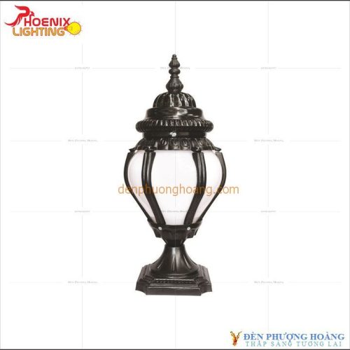 Đèn vách trụ hình quả cầu chao thủy tinh