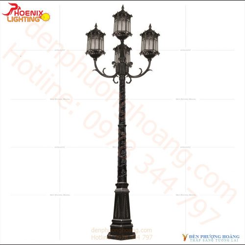 Mẫu đèn công viên kiểu dáng hoàng cung