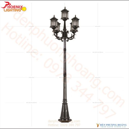 Đèn trụ Mẫu đèn trụ công viên Phượng Hoàng 06