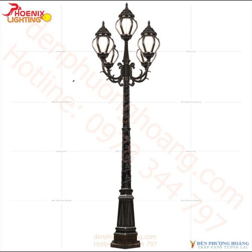 Đèn trụ công viên Phượng Hoàng 14