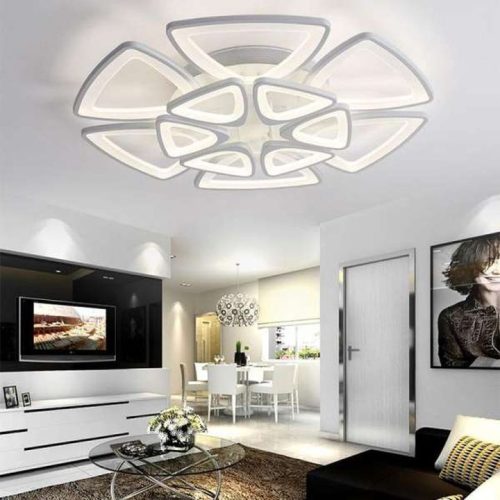 Đèn Ốp Trần 12 cánh hình tam giác