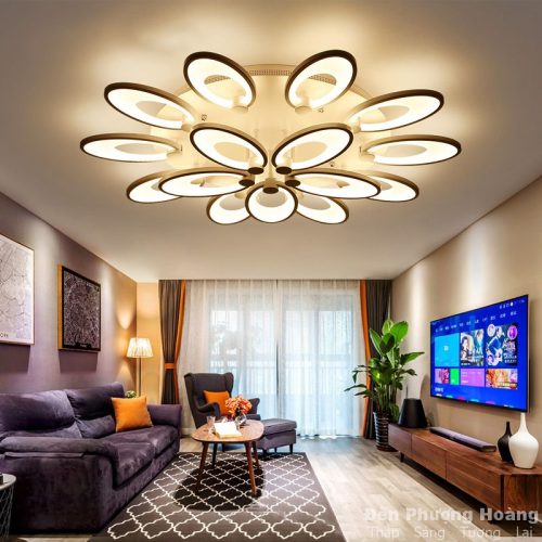 Đèn Ốp Trần Hình Hoa Cúc Hạnh Phúc