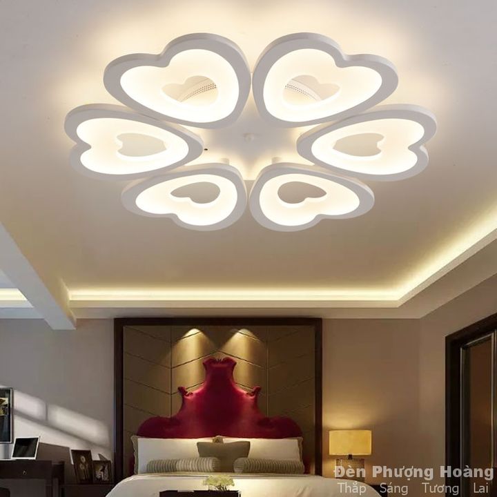 Đèn Ốp Trần Hình Trái Tim