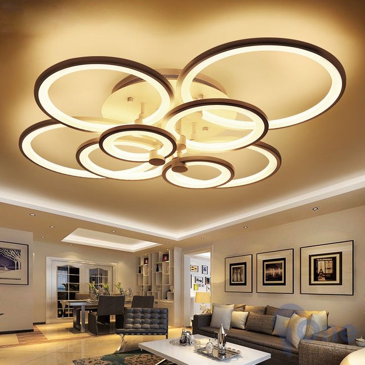 Đèn Ốp Trần Led Cánh Tròn Nhiều Kích Thước