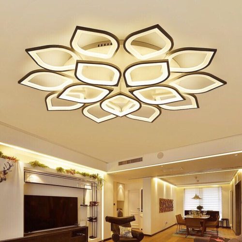 Đèn ốp trần hoa sen độc đáo