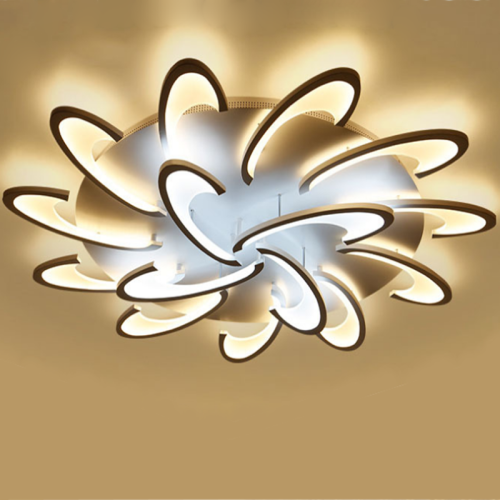 Đèn ốp trần led cánh khuyết độc đáo