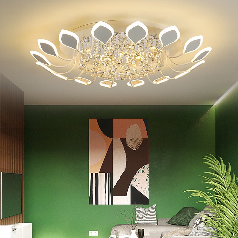Đèn ốp trần led cánh lá phiêu du