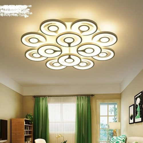 Đèn ốp trần led cánh tròn