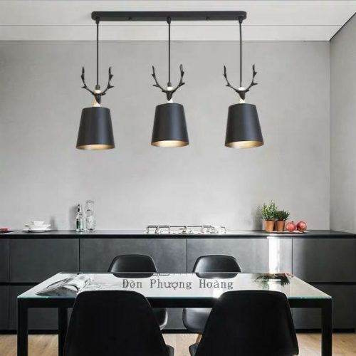 Đèn thả bàn ăn bộ ba chú hươu ngộ nghĩnh