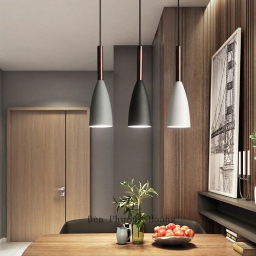 Đèn thả bàn ăn đui gỗ siêu đẹp tại TPHCM