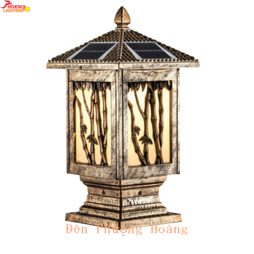 Đèn trụ năng lượng mặt trời cây trúc mã NL03