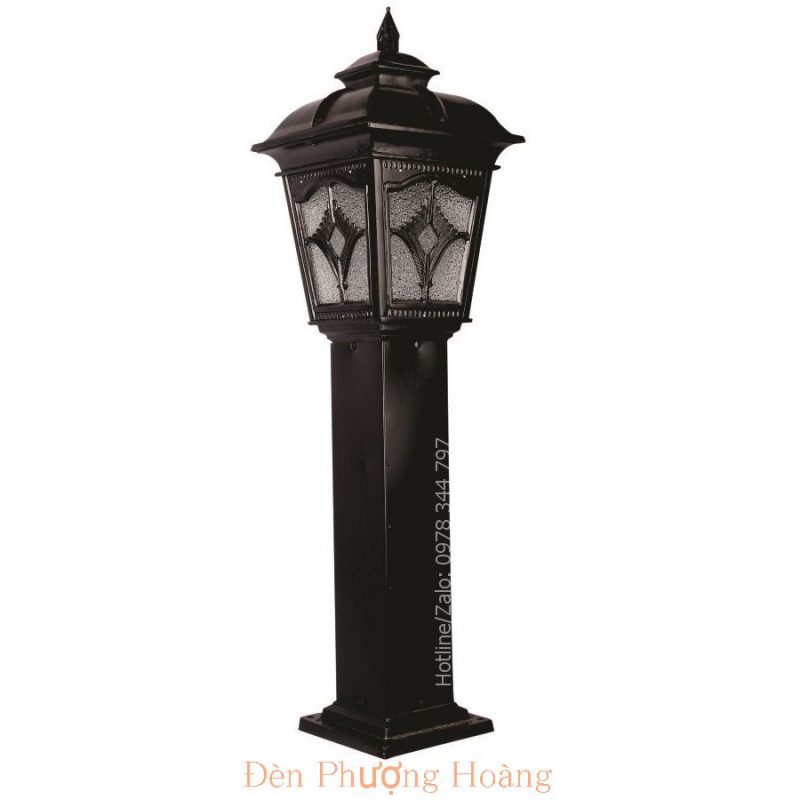 Đèn trụ sân vườn kiểu dáng cổ điển - Đèn Phượng Hoàng