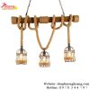 Đèn Decor Thả Thanh Tre Dây Thừng