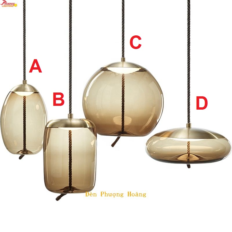 Đèn thả trang trí chao kính mã THCN 219-20