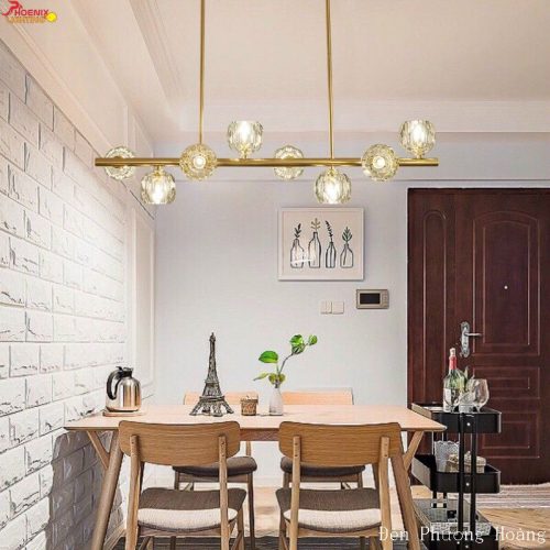 Đèn thả bàn ăn pha lê sang trọng