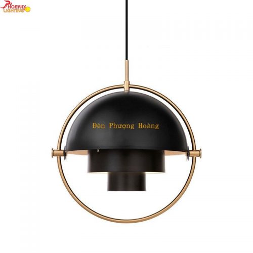 Đèn thả hình cầu chỉnh góc trang trí phòng khách
