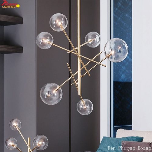 Đèn thả trang trí căn hộ ấn tượng