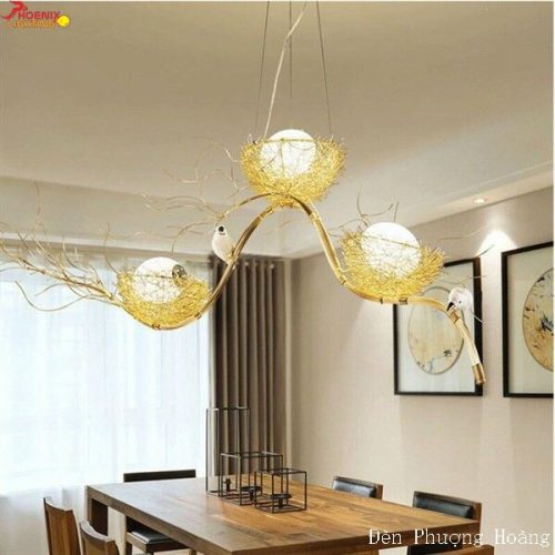 Đèn thả tổ ấm gia đình chim mã TH-887