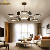 Đèn thả trang trí led hiện đại 12 cánh led