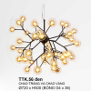 Đèn thả trang trí phòng khách villa biệt thự cực đẹp
