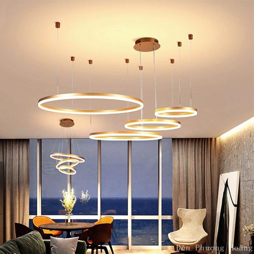 Đèn thả nhiều vòng led