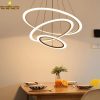 Đèn thả phòng khách ba chế độ sáng kiểu dáng hiện đại