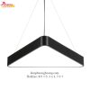 Đèn thả văn phong led tam giác D600 - Đèn xuyên sáng