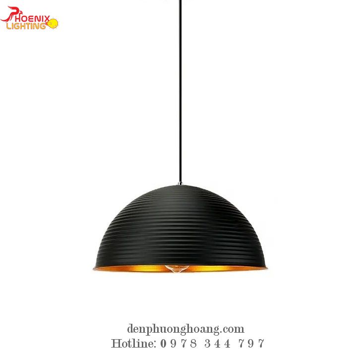 Đèn chao thả nửa cầu