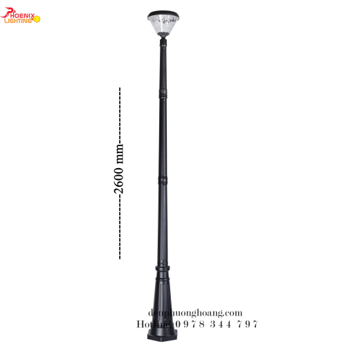 Đèn cột sân vườn năng lượng mặt trời
