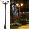 Đèn cột sân vườn năng lượng mặt trời PH242 trang trí sân vườn biệt thự villa
