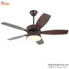 Đèn Quạt Trần Cánh Gỗ 5 Cánh Có Đèn QT-1111