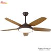 Đèn Quạt Trần Có Đèn 5 Cánh QT-1537