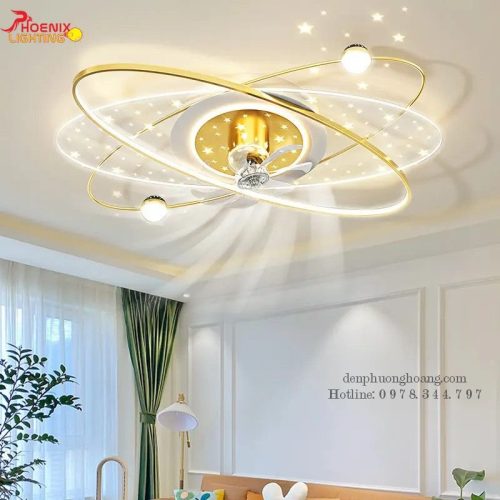 Đèn Quạt Trần Mẫu Đèn Quạt Ốp Trần Trang Trí Hiện Đại