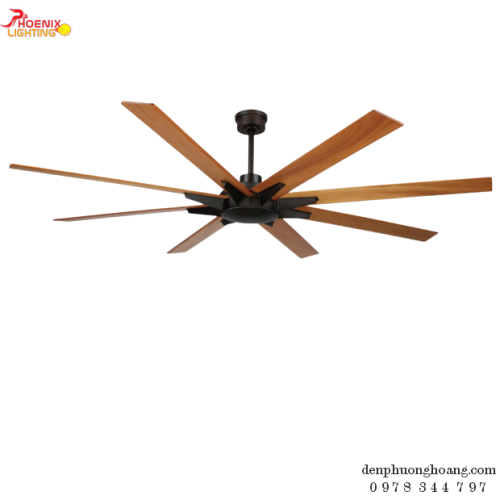 Quạt Trần Cánh Gỗ 8 Cánh QT-9830