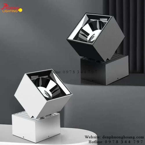 Đèn Led Chiếu Điểm Đế Ngồi 12W Hình Vuông h2