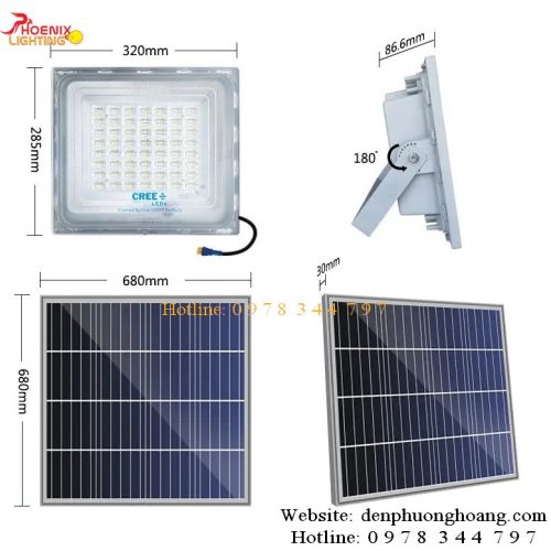 Đèn Năng Lượng Mặt Trời Tàu Biển & Sân Bóng 400W h3