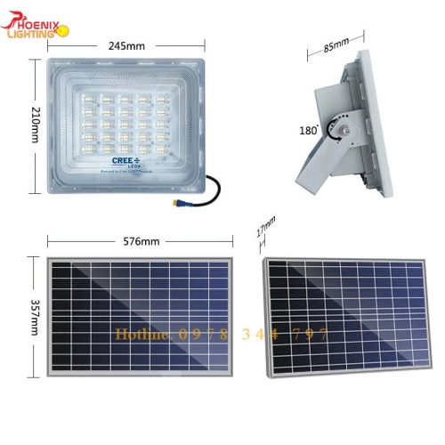 Đèn-Pha Năng-Lượng-Mặt-Trời-Blue-Carbon-200W-h2