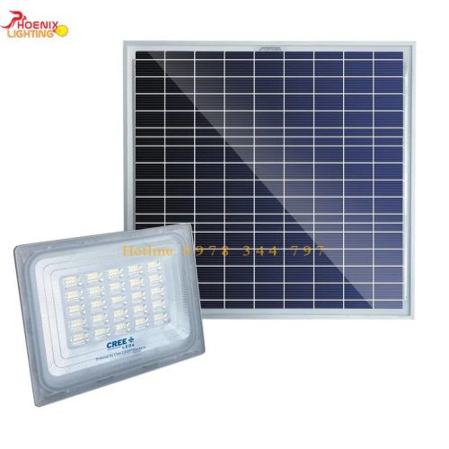 Đèn Pha Năng Lượng Mặt Trời Blue Carbon 300W h2