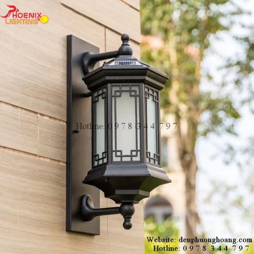 Đèn Tường Năng Lượng Mặt Trời Trang Trí Cột Tường Ngoài Trời VNL h4