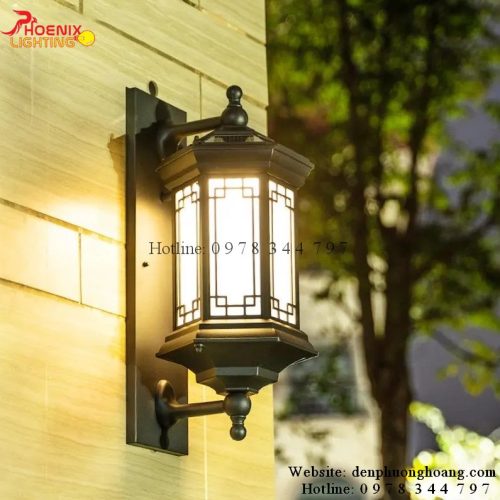 Đèn Tường Năng Lượng Mặt Trời Trang Trí Cột Tường Ngoài Trời VNL h5
