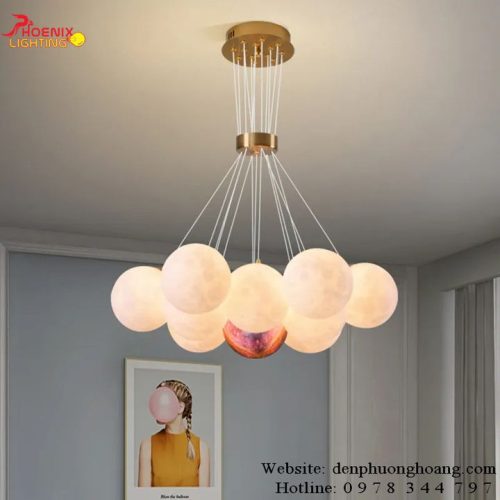 Đèn Thả Chùm Bong Bóng Trang Trí Phòng Khách