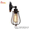 Đèn Tường Lồng Sắt Trang Trí Quán Cafe Nhà Hàng V-96